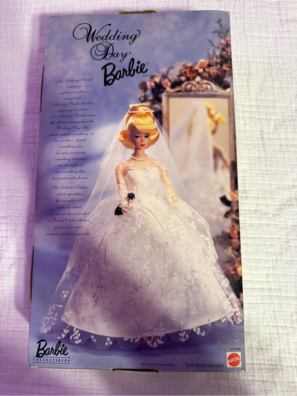 Barbie Wedding Day Collector Edition Fashion Doll 17119 1996 NRFB Blonde Mattel